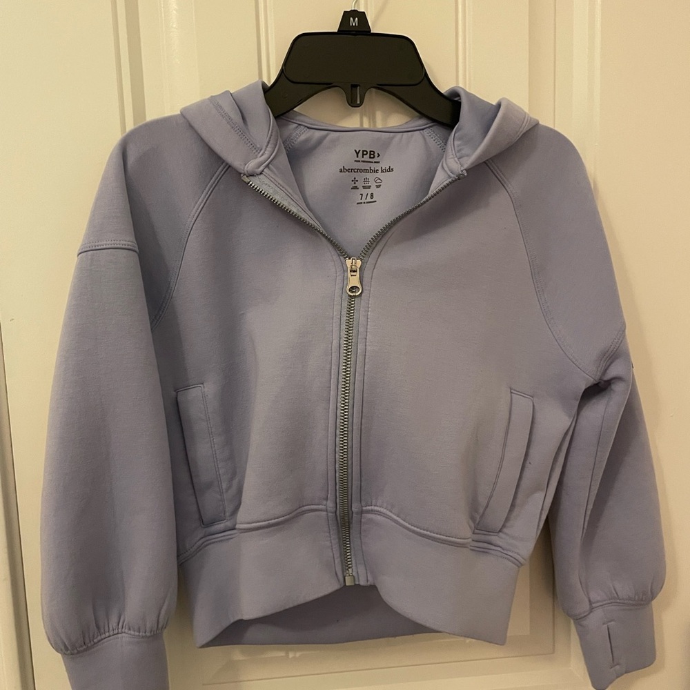 abercrombie kids Lavender Full-Zip Hooded Jacket